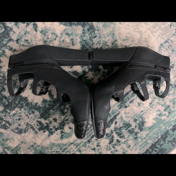 Glitter Toe Strappy Pumps - Picture 1 of 9